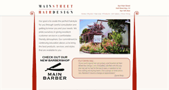 Desktop Screenshot of mainsthairdesign.com